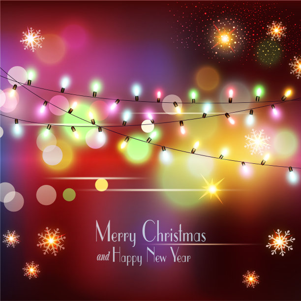 圣诞节的背景是雪花飘落的雪花图片下载