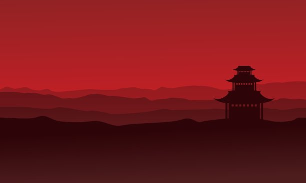 在沙漠亭的风景图片下载