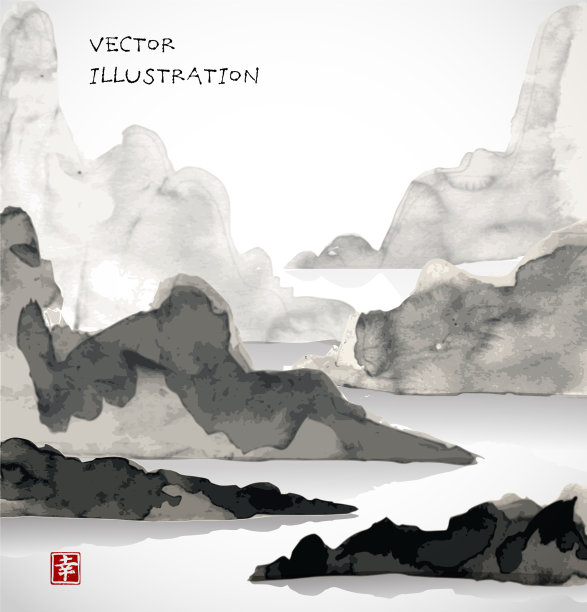 风景有山和海图片下载