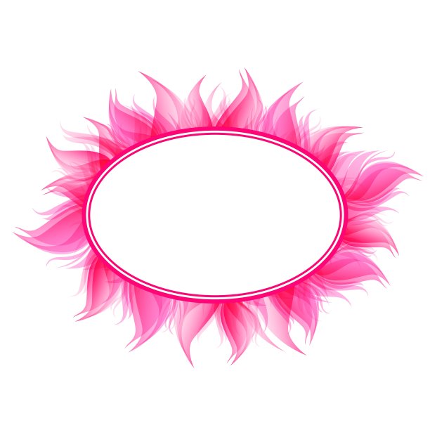 抽象浪漫粉色框架图片下载