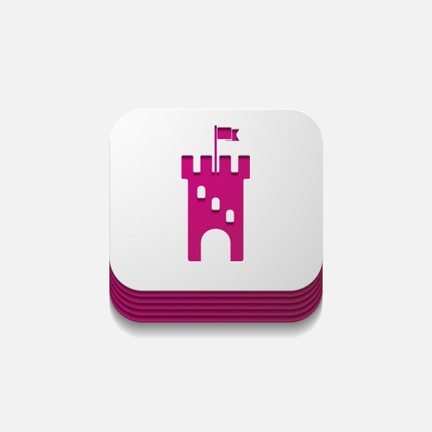 方形按钮堡垒图片下载