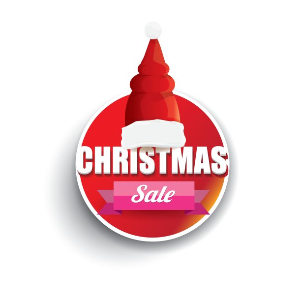圣诞销售标签或标签图片下载