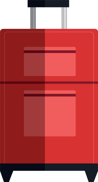 手提箱旅行孤立图标图片下载