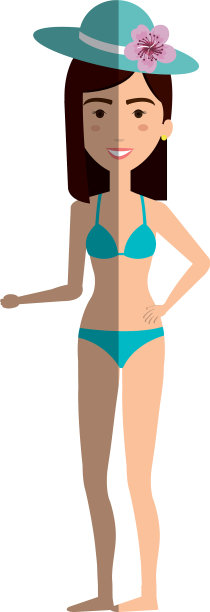 穿着泳装的女人图片下载