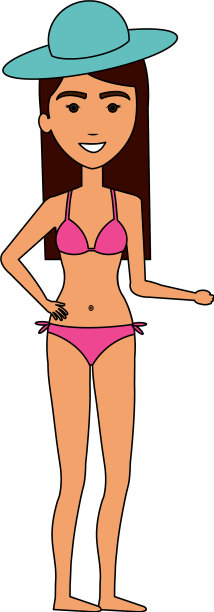 穿着泳装的女人图片下载