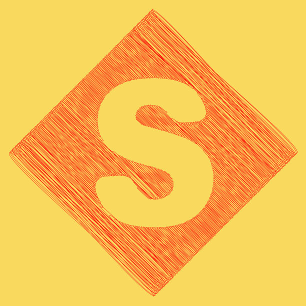 字母标志设计模板元素红色图片下载