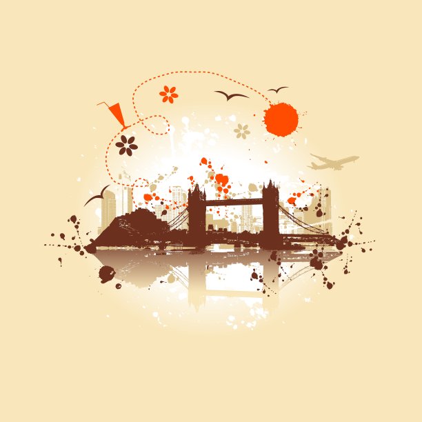 城市景观背景城市艺术图片下载