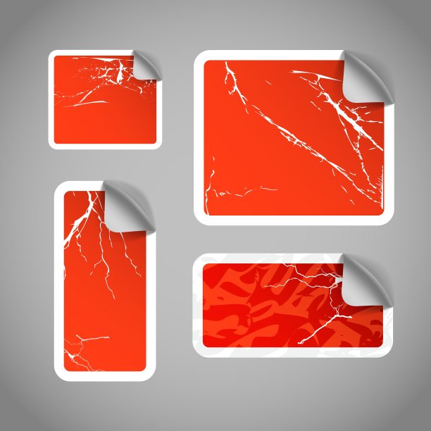 购物时老抓打折红贴纸图片下载