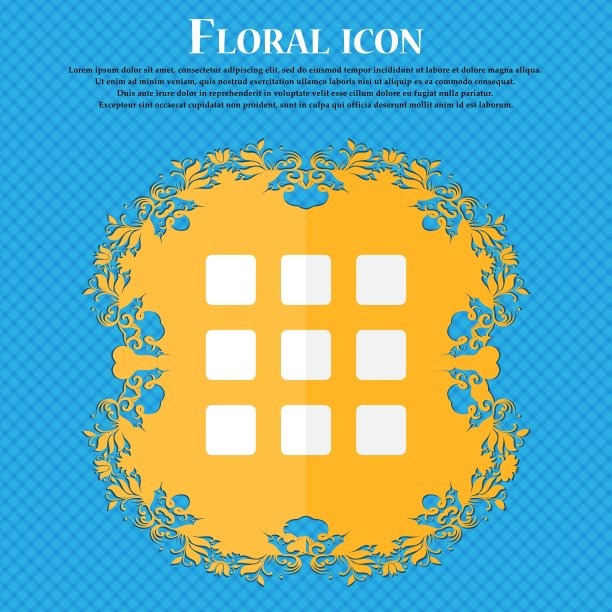 列表菜单内容视图选项花卉平面设计图片下载