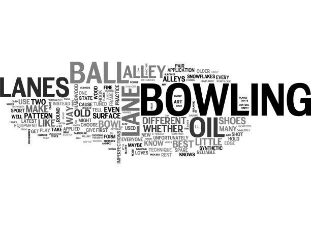 为什么没有两车道保龄球相同的文本字云图片下载