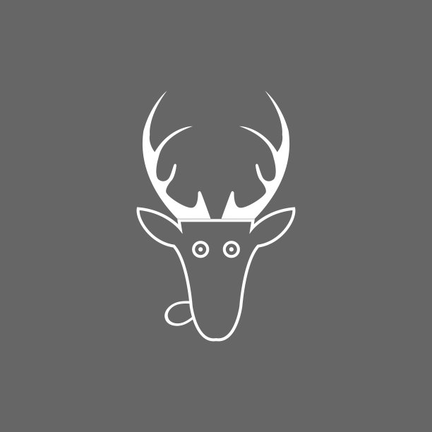 圣诞鹿头偶像图片下载