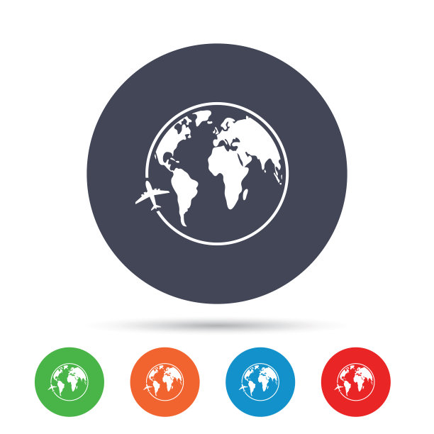 飞机标志图标旅行旅行的象征图片下载