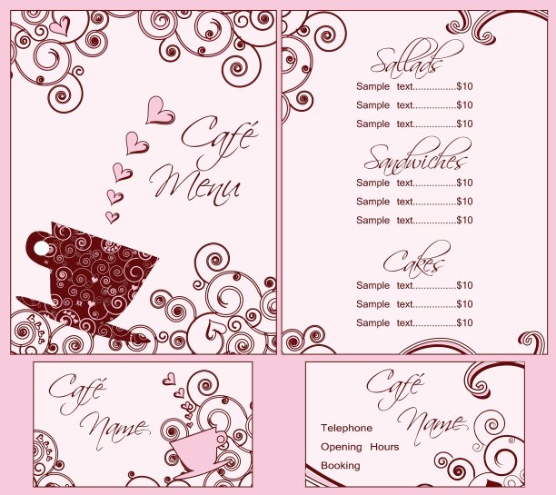 菜单模板图片下载