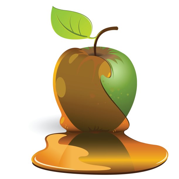 苹果和焦糖图片下载