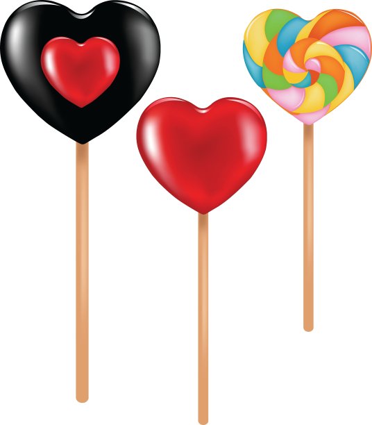 三个棒棒糖图片下载