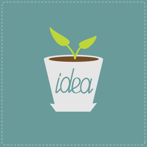 盆栽种植理念概念图片下载