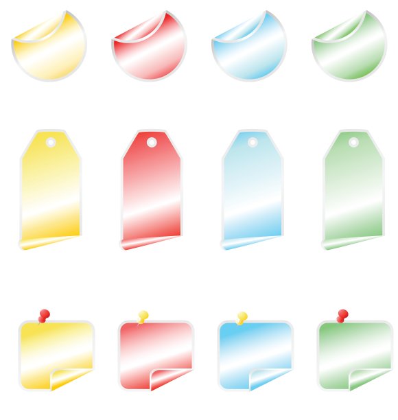 闪亮的贴纸图片下载