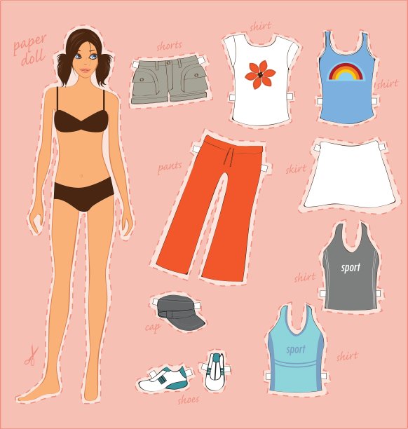 纸娃娃图片下载