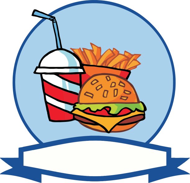 卡通汉堡餐图片下载
