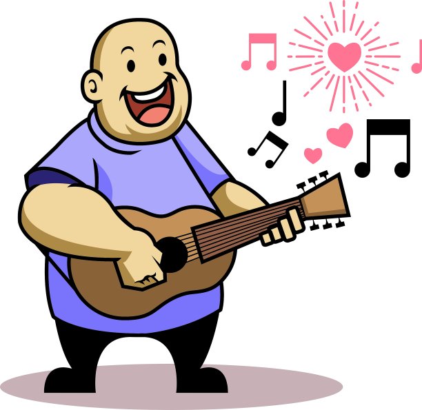 胖孩子唱情歌图片下载