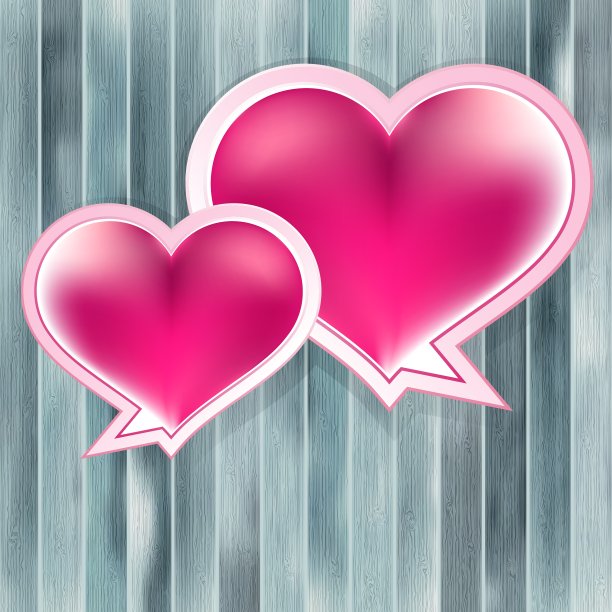 情人节背景与心EPS10图片下载