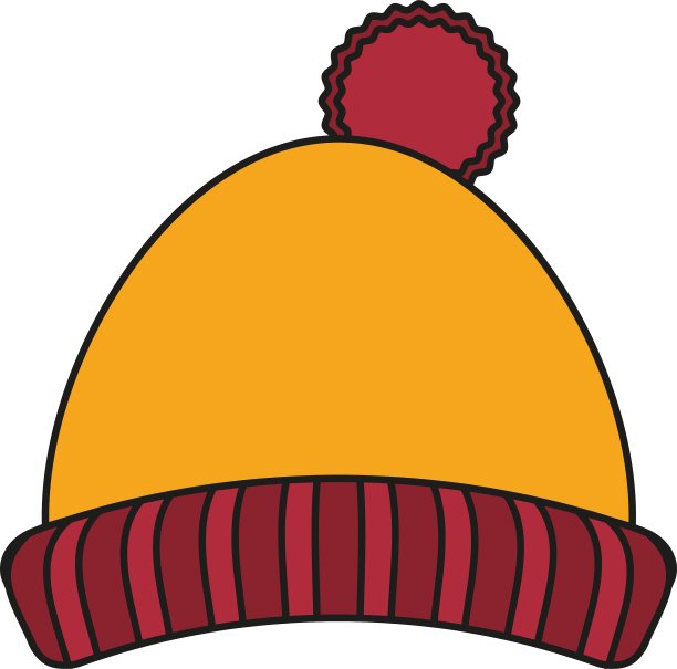冬季布设计的帽子图片下载