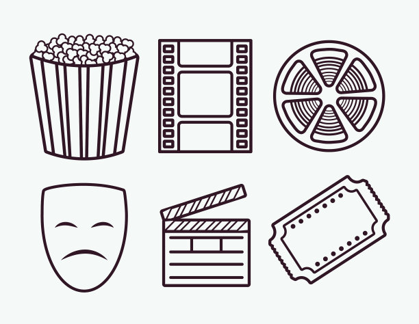 电影相关的图标图片下载