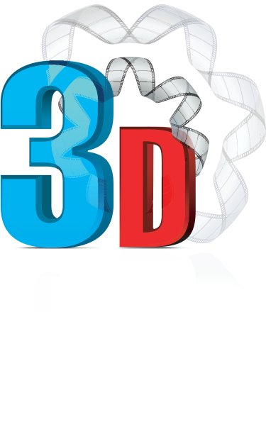 带胶片的3d电影院图片下载