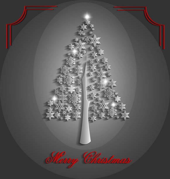 圣诞装饰背景图片下载