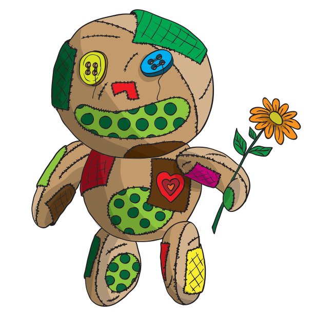 不幸的衣衫褴褛的娃娃图片下载