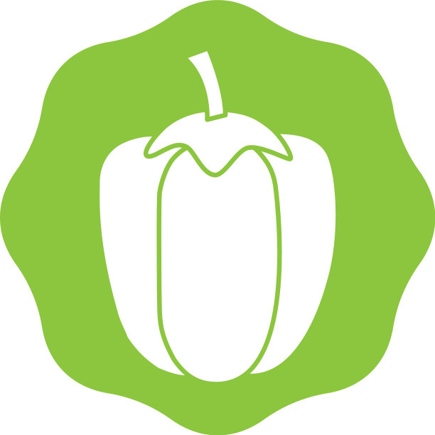 健康的辣椒蔬菜图标图片下载