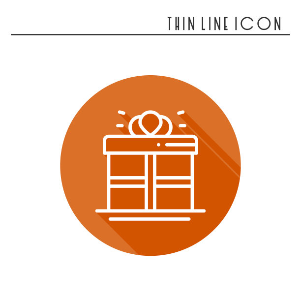 礼盒与丝带图标礼品礼盒派对图片下载