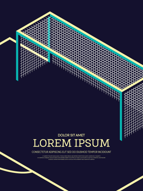 抽象的足球场地海报背景图片下载