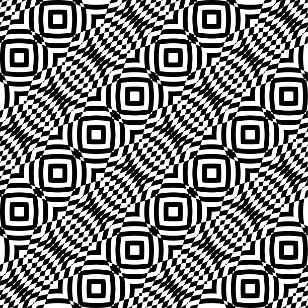 设计无缝单色格子图案图片下载