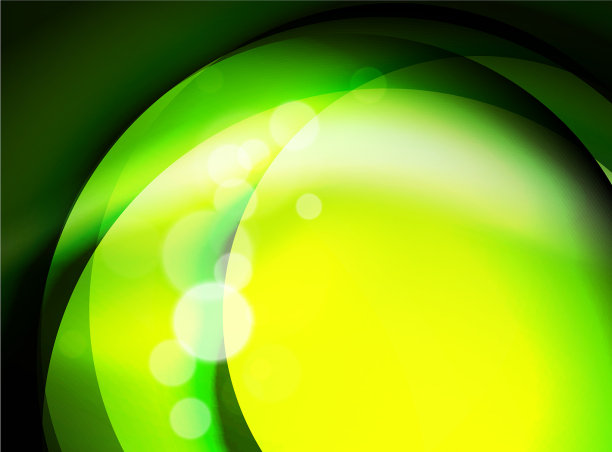 闪光丝波模板彩缎与效果图片下载