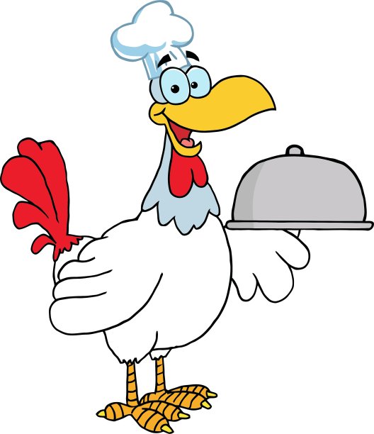 鸡厨师卡通图片下载