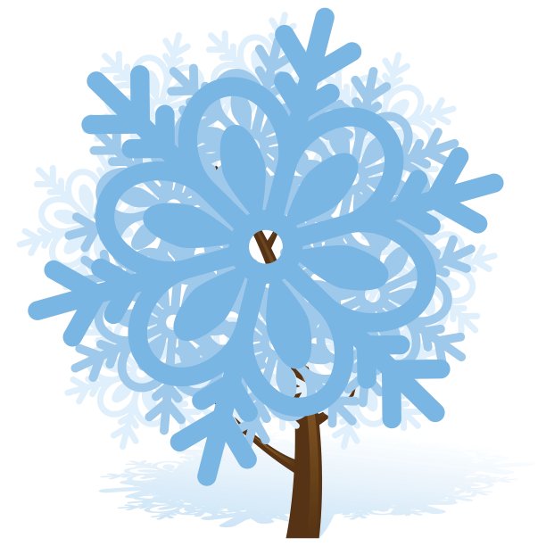 抽象的圣诞树图片下载