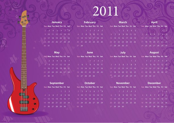 美国的日历图片下载