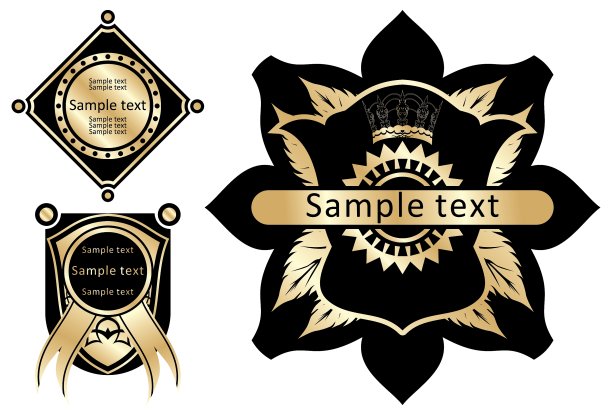 金框标签图片下载