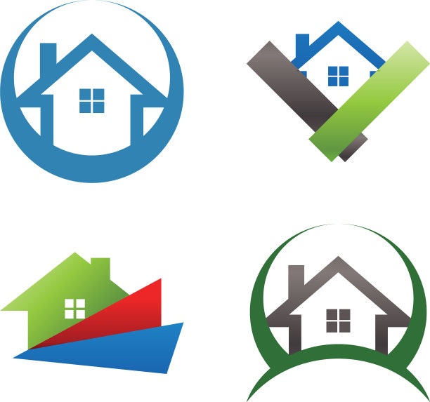 房地产房屋Logo模板图片下载