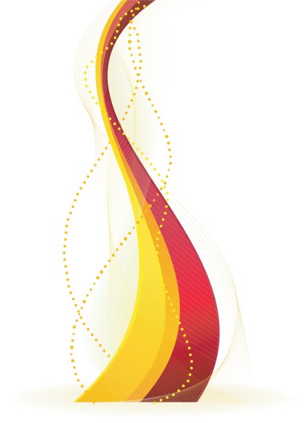 秋季的梦幻波浪设计图片下载