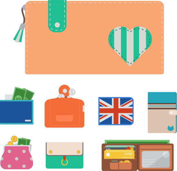 钱包钱包钱购物买生意图片下载