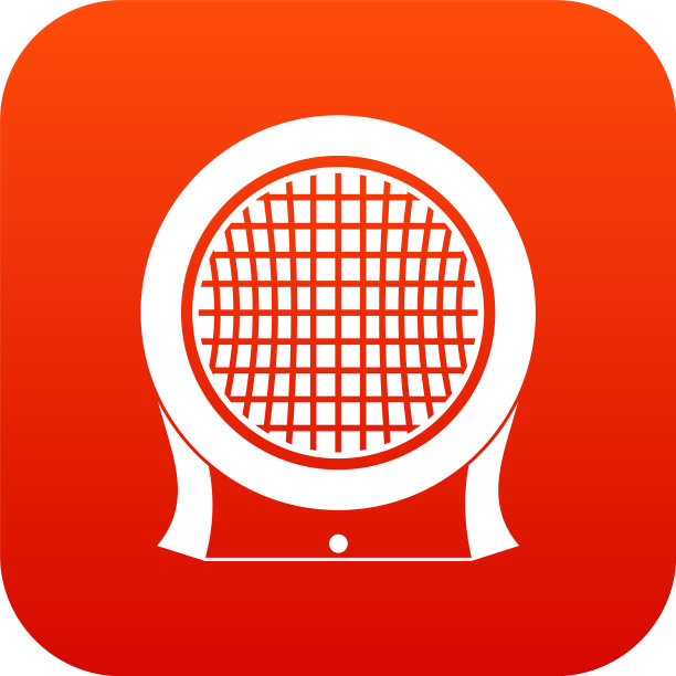 电加热器图标数字红色图片下载