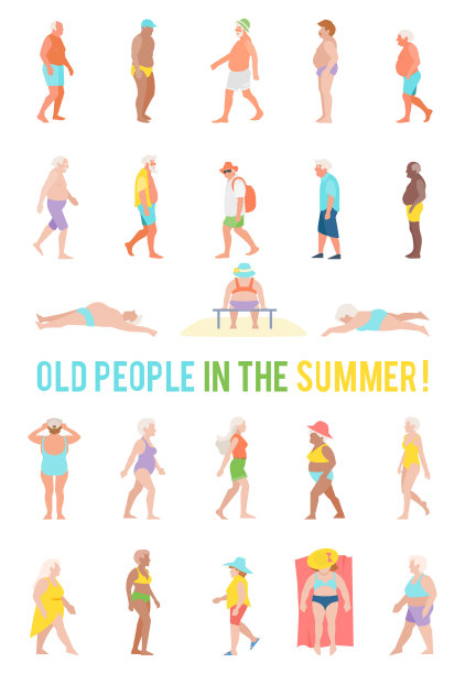 人们在海滩上放松和晒日光浴图片下载