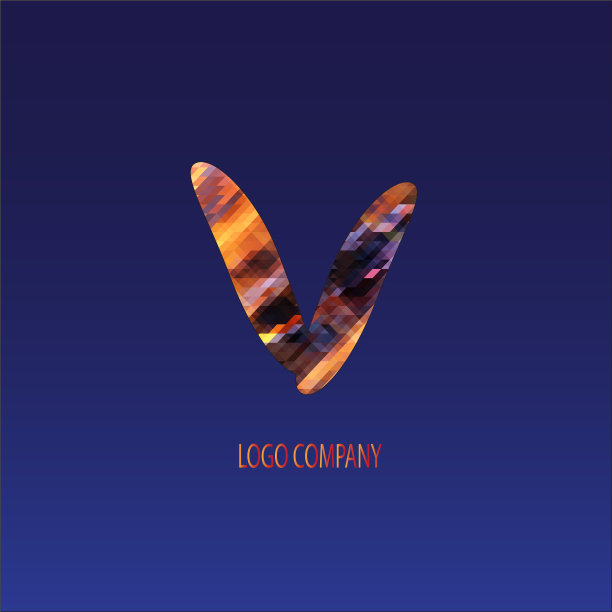 公司标志字母v图片下载