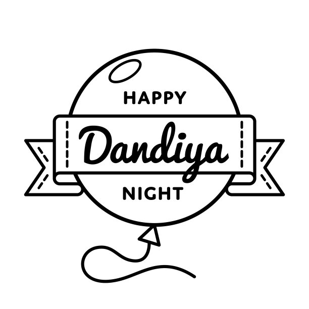 快乐丹迪亚之夜的问候象征图片下载