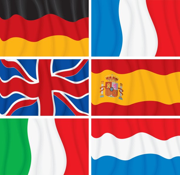 多风的旗帜图片下载