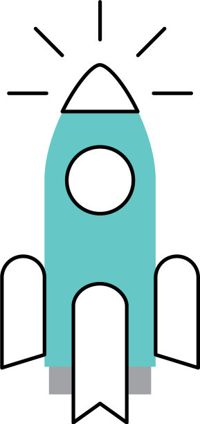 火箭发射器孤立图标图片下载