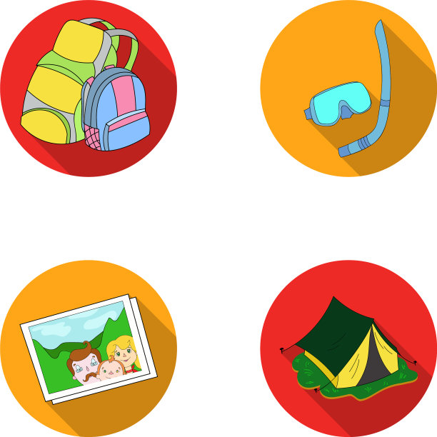 旅行度假背包行李家庭图片下载