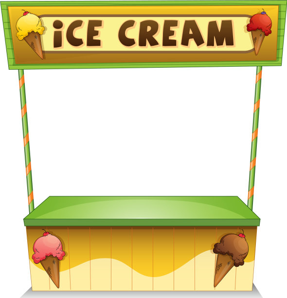 冰淇淋摊图片下载